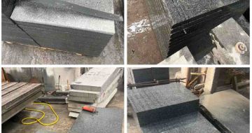 肇庆 芝麻黑地铺石材