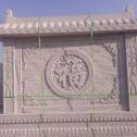 肇庆 芝麻白花岗岩屏风，照壁，影壁