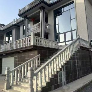 肇庆 芝麻白别墅阳台栏杆，楼梯栏杆