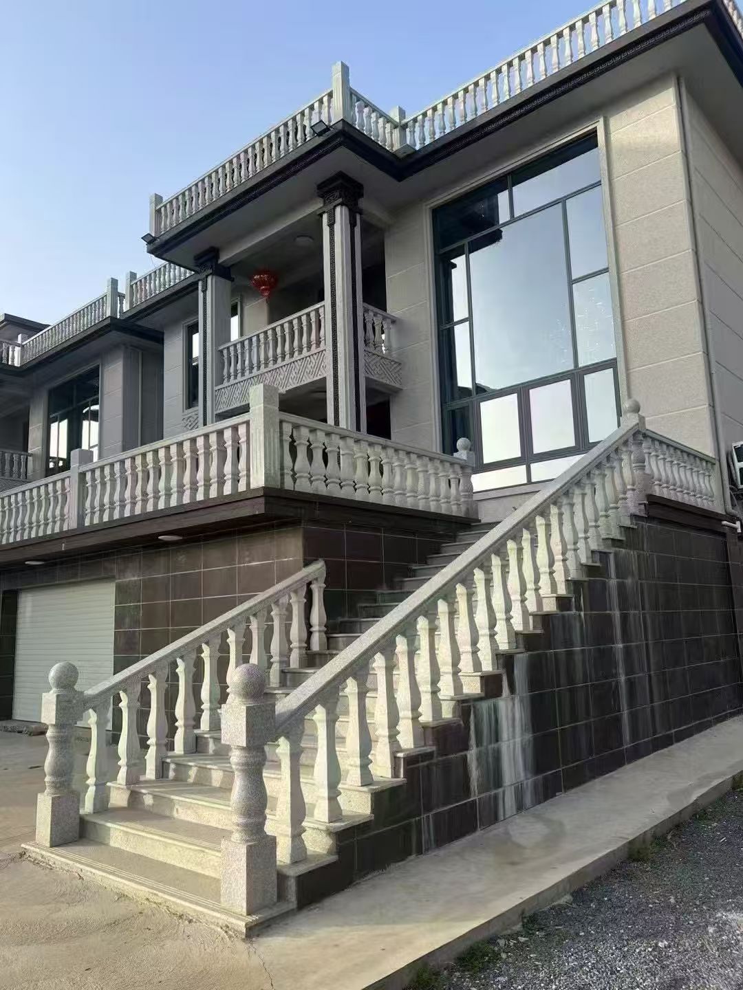 肇庆 芝麻白别墅阳台栏杆，楼梯栏杆