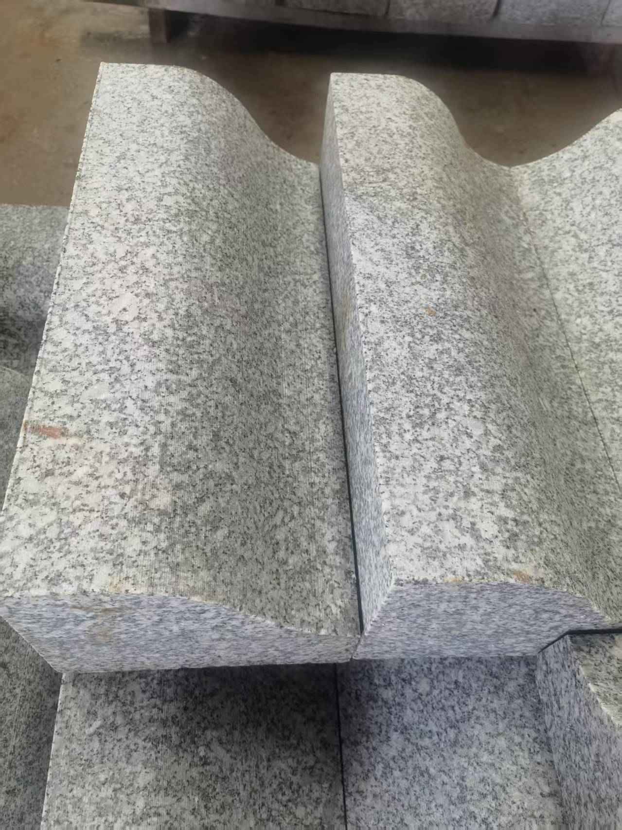肇庆芙蓉白S型拉丝面路沿石