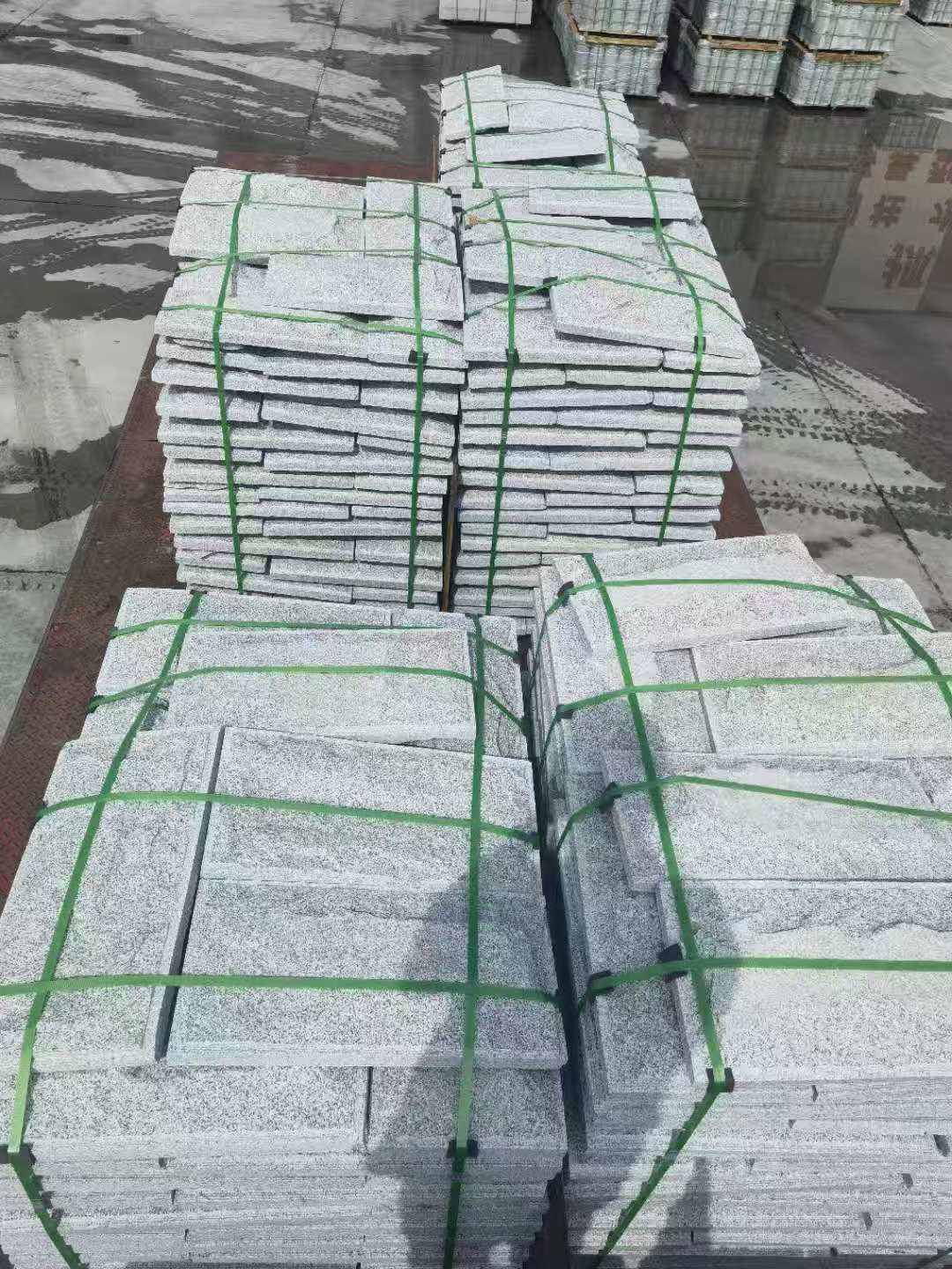 肇庆 芝麻白蘑菇石装车出货