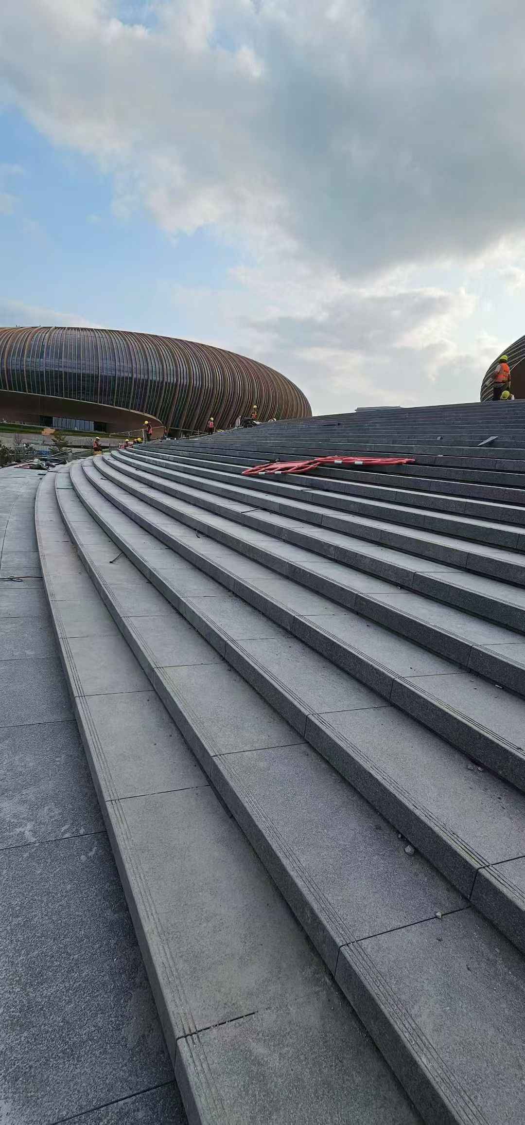 肇庆 弧形整石台阶铺装效果图